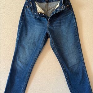 J. Crew Women's Straight Leg Jeans - Blue